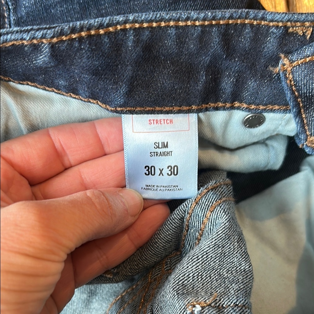 NWOT Express Men's Dark Blue Jeans - Picture 5 of 6